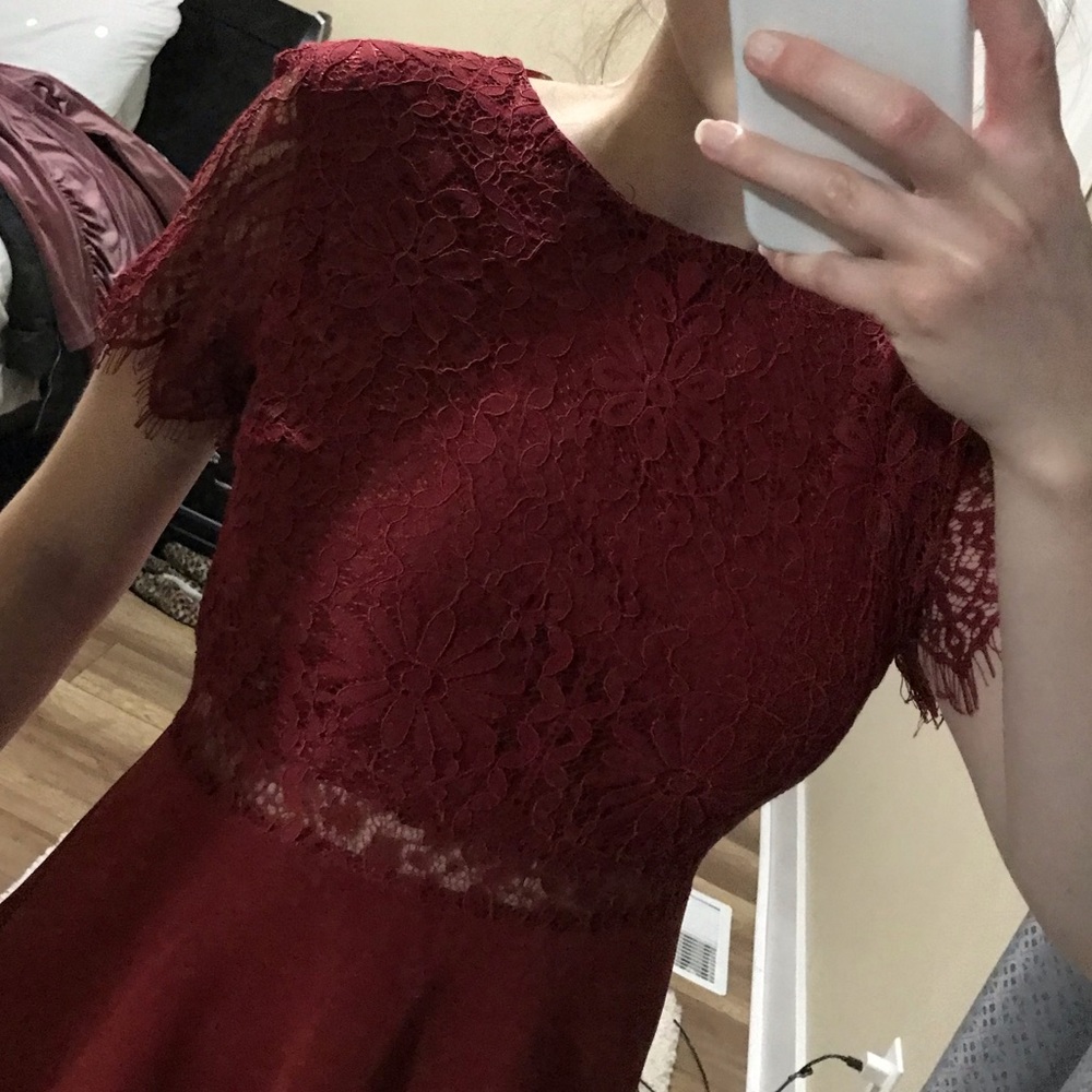 Red Francesca’s skater dress size small - Picture 6 of 9